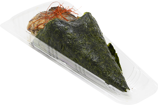 魚盛の縁おむすび　（いわしぬか炊き巻き）