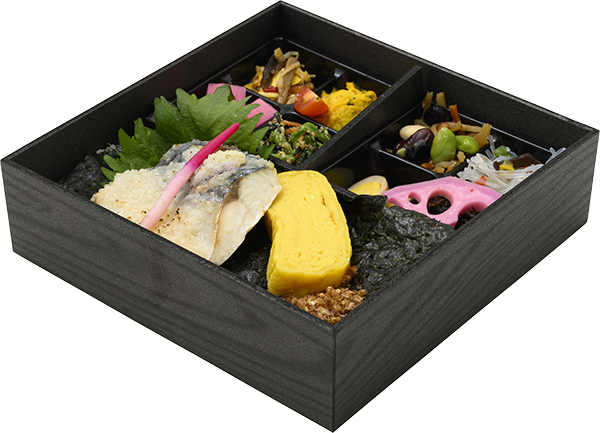 宝来屋　醤油こうじ海苔弁　塩糀の焼き鯖