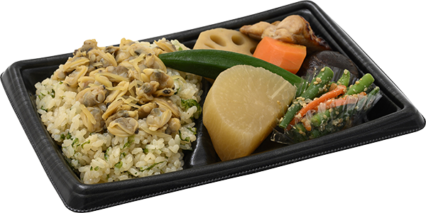 浜名湖産青のり香るあさりご飯弁当