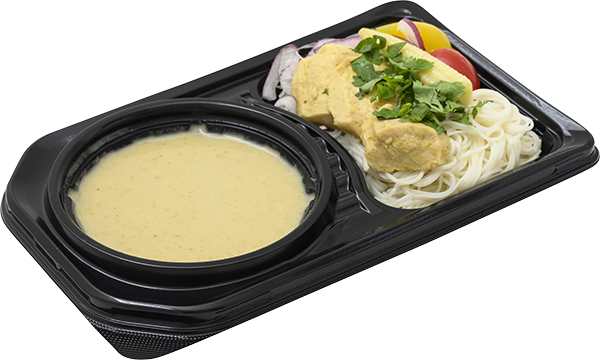 グリーンカレーで食べる素麺