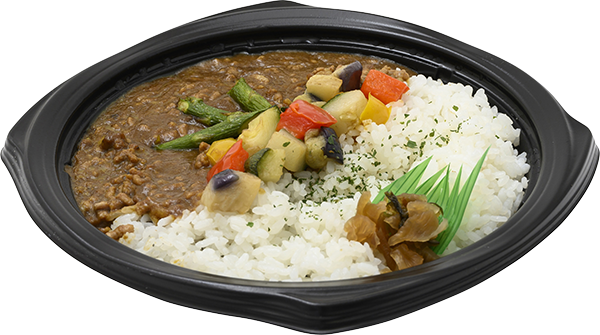 彩り春野菜のポークカレー