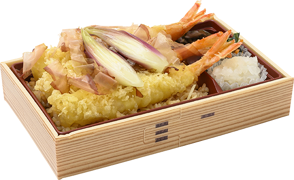 生姜香る！だし海老天重