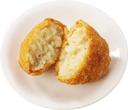 素朴なコロッケ