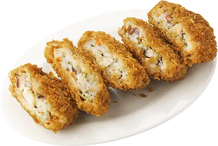 ゴロっとイカメンチ