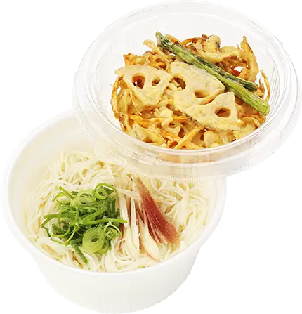 オリジナルみつせ鶏スープで味わう神崎にゅうめん