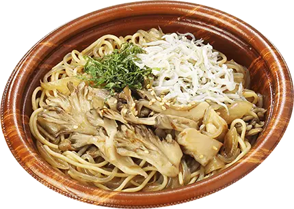 奥出雲舞茸とあごだし醤油de糸こん入りヘルシーパスタ