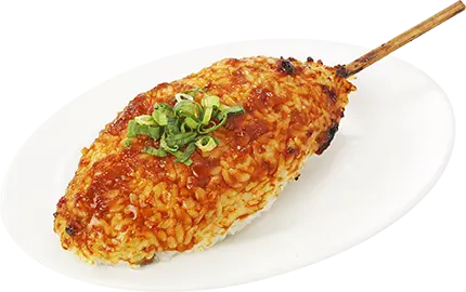 自家製辛味噌で食べる！焼鳥おにぎり